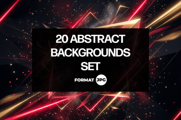20 Abstract Backgrounds Set JPG