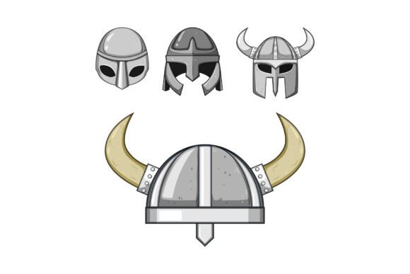 Ancient Warrior Helmets Set with Horned: A Symbol of Strength and Tradition