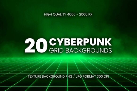Cyberpunk Grid Backgrounds: The Future of Futuristic Design