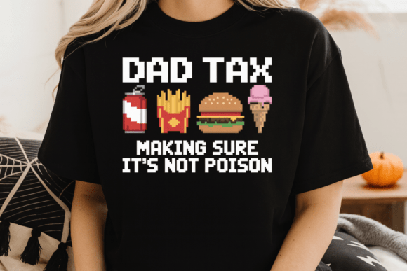 Dad Tax Pixel PNG