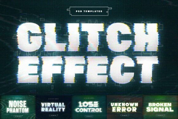 Digital Glitch Text Effect