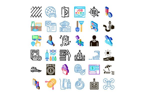 Diverse Icon Collection: A Multifaceted Resource for Modern Designers and Businesses