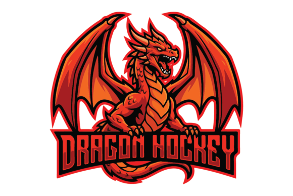 Dragon Hockey Mascot Logo Design: A Strategic Tool for Building a Powerful Team Identity