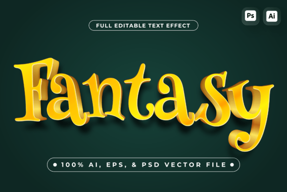 Fantasy Gold Text Effect