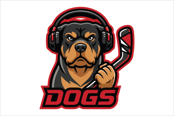 Fierce Eagle Hockey Esports Mascot Logo