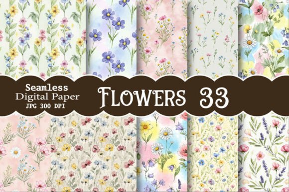 Flowers Seamless Pattern