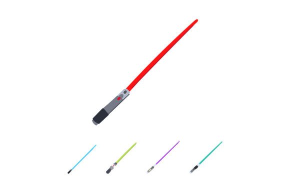 Futuristic Energy Sword Set Creating Fan