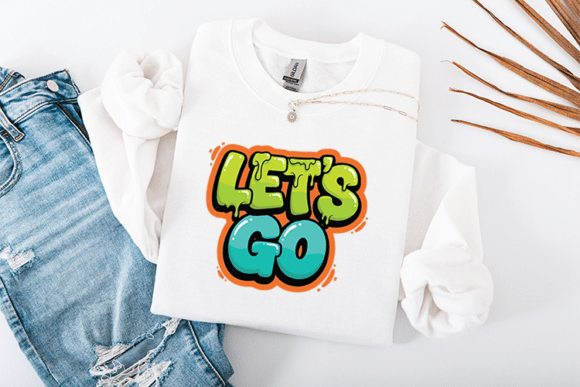 Let’s Go Lime Slime Graffiti Drip: A High-Energy Digital Graphic for Modern Creative Projects