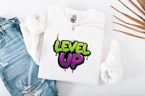 Level Up Green Purple Slime Drip: A Bold Statement for Modern Design