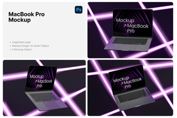 Neon Light Macbook Pro Mockup: A Modern Tool for Digital Presentation