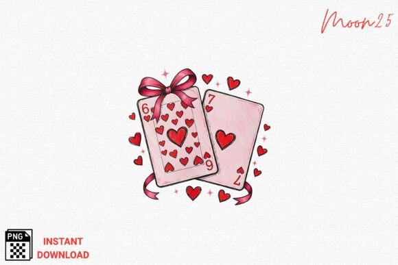 Valentine Playing Cards Hearts PNG: A Playful Way to Add Romance to Your Projects